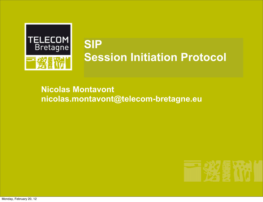 Sip Understanding The Session Initiation Protocol Second