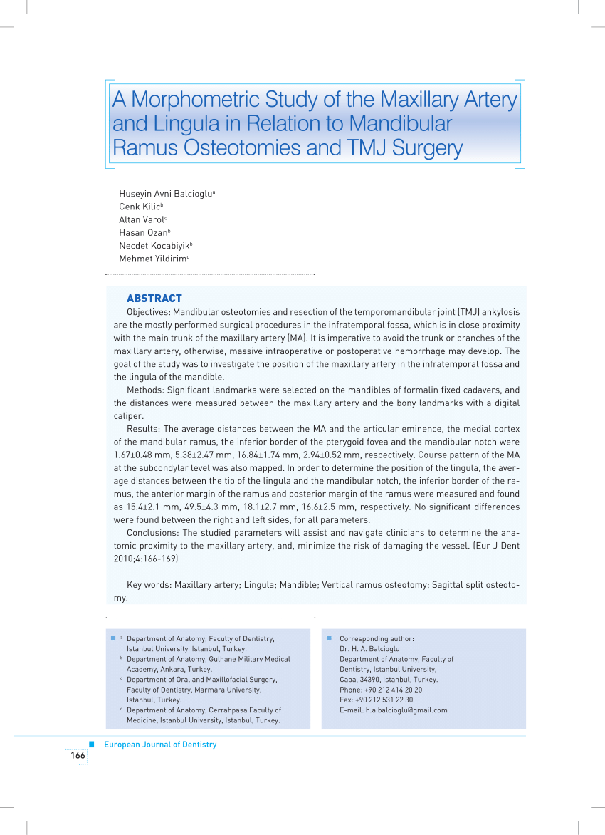 A Protocol for Management of Temporomandibular Joint