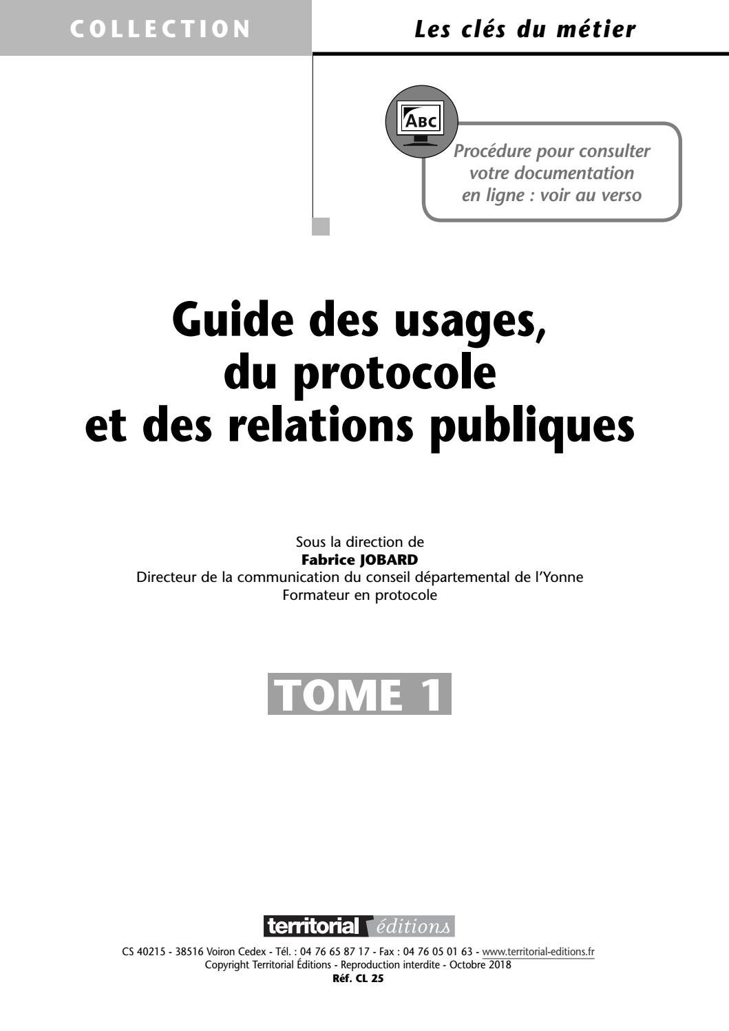 Guide Du Protocole Et Des Usages 5eme Edition Download