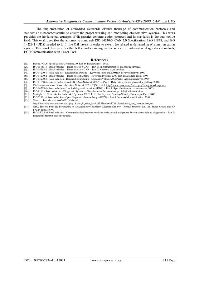 UDS Protocol Implementation in Automotive Field Sravan