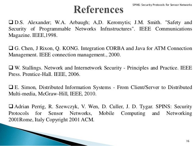 SPINS Security Protocols for Sensor Networks Putra