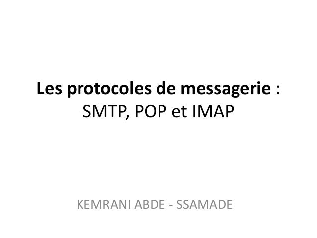 Protocole extensible de messagerie instantanée et de