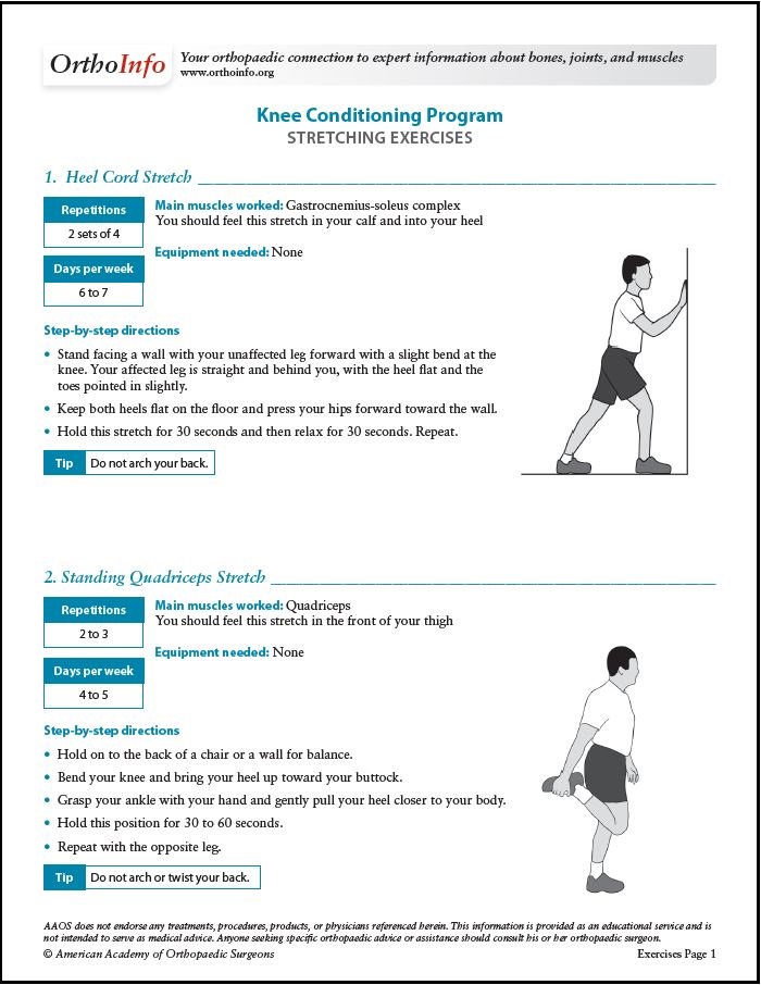 Total Knee Replacement Postoperative Rehabilitation Protocol